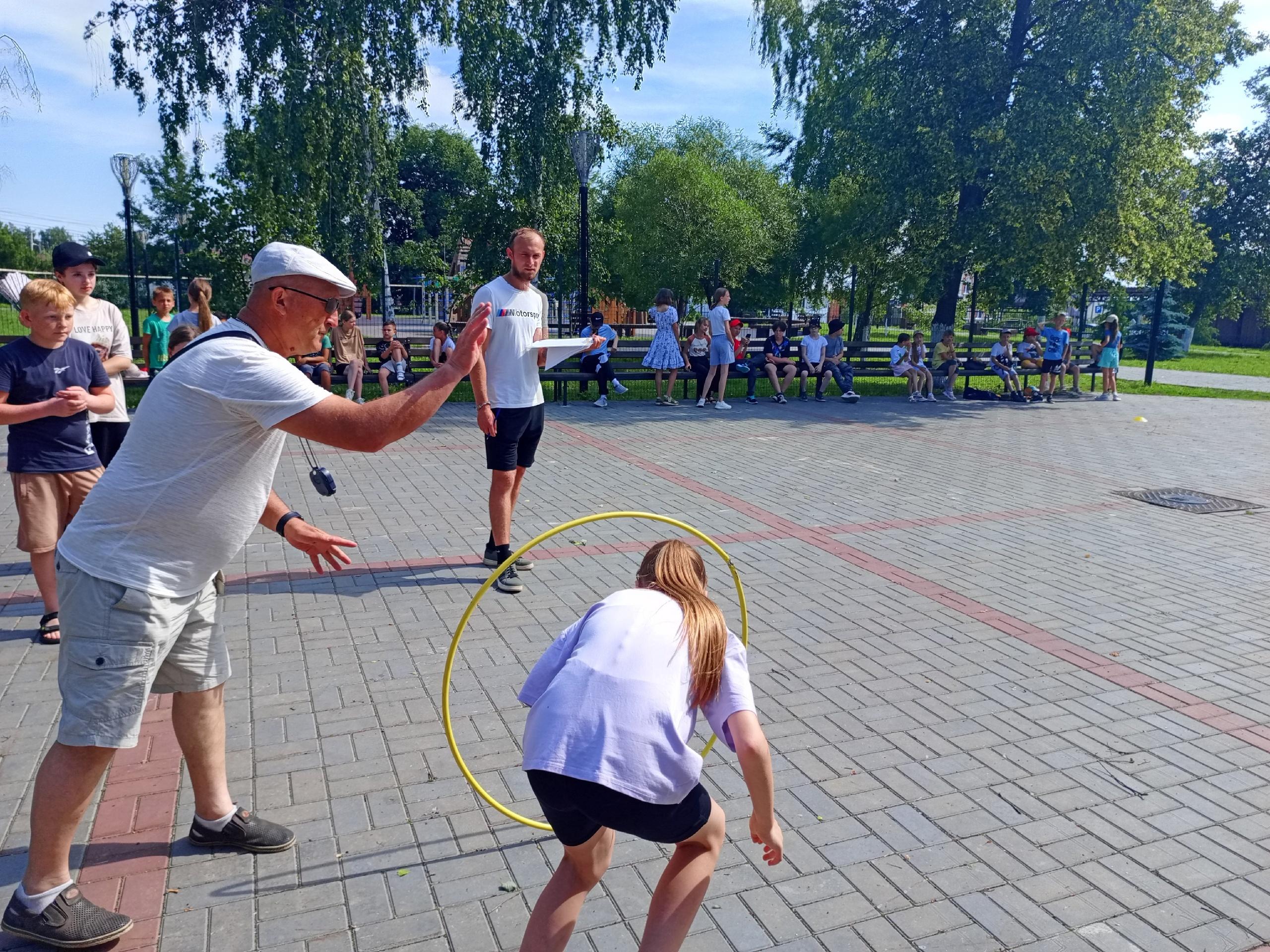 В лагере &amp;quot;Парус&amp;quot; прошли соревнования Весёлые старты.